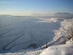Open pit mining near Kovdor
